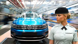 Volkswagen FACTORY Tour🚗: Touareg, Tiguan, T-Cross Manufacturing process🔥[Step by Step] – Germany