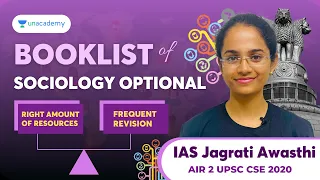 Sociology Booklist & Resources of Jagrati Awasthi - AIR 2 UPSC 2020 | Sociology Optional for UPSC