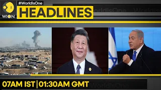 Israeli strikes on Rafah kill at least 22 | Xi Jinping arrives in France | WION Headlines