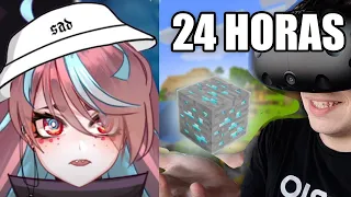 Emikukis REACCIONA "24 HORAS DENTRO DE MINECRAFT"