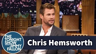 Chris Hemsworth Lets His Daughter and Nieces Paint His Nails