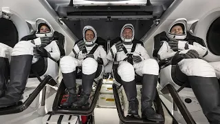 Regreso a la Tierra de cuatro astronautas, tras seis meses de misión