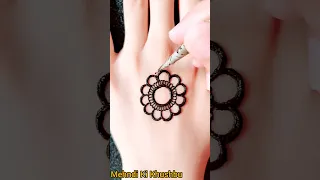 Flower tikki mehndi design ❤️ | Eid mehndi design | #henna #shorts