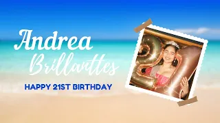 Andrea Brillantes 21st birthday celebration