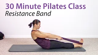 30 Minute at Home Pilates Workout with a Resistance Band