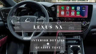 Lexus NX 450h+ (2023) | Interior Details and Quality Test