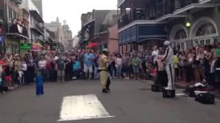 Bourbon street break dancing