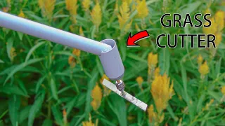 How to Make Grass Cutter at Home | Simple DIY Grass Cutter