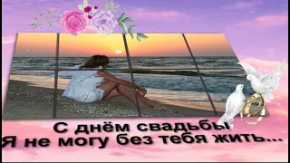 Я не могу без тебя жить. С днём свадьбы. Free project ProShow Producer 9.