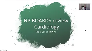 Cardiology Review, for NP boards