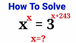 Math Olympiad || How You Can Handle This Equation. ||