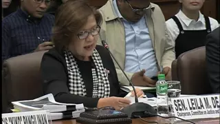 WATCH: De Lima opens 2nd day of Senate hearing on drug war