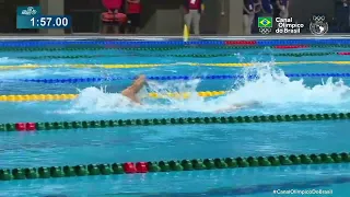 ASSUNÇÃO 2022 - Brasil é ouro no revezamento 4x100M livre masculino da natação