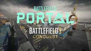 Battlefield 2042 Portal Gameplay (PS5) - Conquest on Noshahr Canals (Battlefield 3)