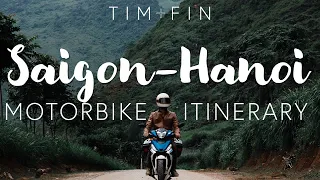 SAIGON TO HANOI MOTORBIKE ULTIMATE ITINERARY