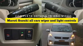 Wiper & light controls for All Maruti Cars.Maruti Ertiga/swift/Dzire/WagonR. Headlight leveller etc