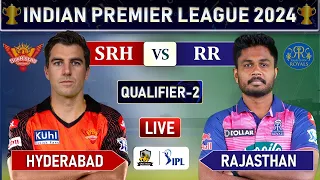 IPL 2024 LIVE : SUNRISERS HYDERABAD vs RAJASTHAN QUALIFIER MATCH LIVE COMMENTARY | RR vs SRH LIVE