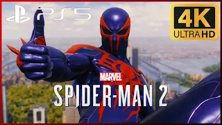 Marvel's Spider-Man 2 Free Roam Gameplay | 2099 Suit