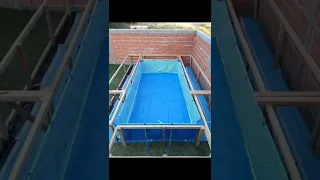 Cómo recubrir tu piscina con madera #shorts