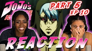 JBA: Golden Wind Part 5 Ep 10 - "The Hitman Team" REACTION!!