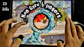 NON GYRO 6-FINGERS CLAW IPAD PRO 12.9 PUBG HANDCAM GAMEPLAY