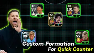 Unstoppable Custom 4-3-3 Formation Guide For Quick Counter in eFootball 2024 Mobile