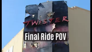 Twister Final Ride POV at Universal Orlando by The Brake Run