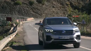 Volkswagen Touareg in Marocco on the road