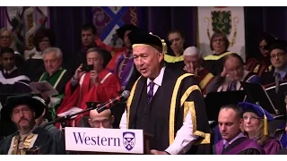 Installation of Jack Cowin, Western Chancellor, October 22, 2015