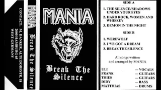 Mania - Break The Silence - Demo '84 - Germany #heavymetal #speedmetal #powermetal