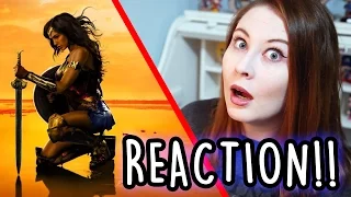 WONDER WOMAN ORIGINS TRAILER REACTION!