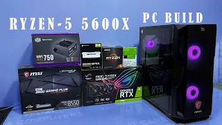AMD RYZEN 5 5600X RTX 3060 ASUS STRIX GAMING PC BUILD