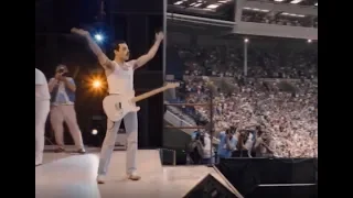 Bohemian Rhapsody - Live Aid, Crazy Little Thing Called Love Scene (Rami Malek, Freddie Mercury)