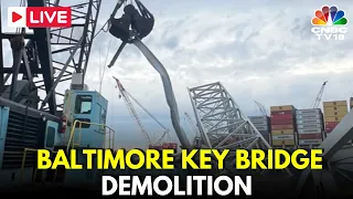 Watch Live: Maryland Gov. Moore Gives Update on Baltimore Bridge Demolition | Maryland,USA | N18G