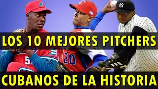 TOP 10 MEJORES PITCHERS CUBANOS de la HISTORIA del BEISBOL X frecuencia de VICTORIAS en SNB