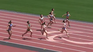 女子1部200m準決勝2組　関東インカレ2022
