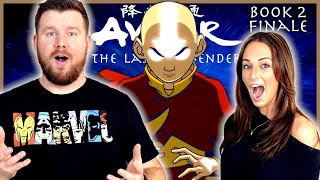 My wife and I watch Avatar: The Last Airbender for the FIRST time || Book 2 FINALE