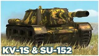 KV-1S & SU-152 • WoT Blitz Gameplay