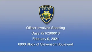 February 9, 2021 Officer Involved Shooting (Update #4)