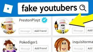 How To Spot FAKE YouTubers in Roblox!