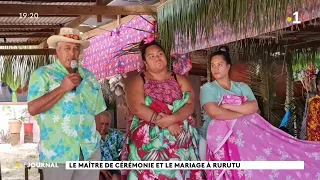 Le maitre de cérémonie et le mariage à Rurutu