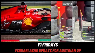 #F1 Fridays - #Ferrari Aero Update for the #AustrianGP