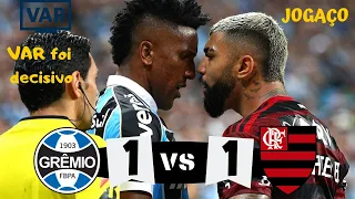 VAR FOI DECISIVO ! Grêmio 1 x 1 Flamengo (GLOBO)  Melhores Momentos - Libertadores 2019