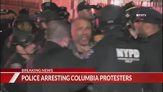 New York police arrest Columbia campus protesters