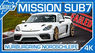 BTG 7.02 min - FASTEST PORSCHE 718 GT4 LAP on NÜRBURGRING NORDSCHLEIFE BTG [4K] POV