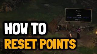 Reset Attributes and Skill Points Diablo 2 Ressurected