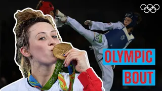 Jade Jones' 🇬🇧 first Olympic bout! 🥋