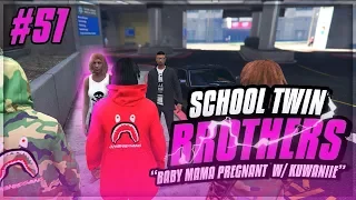 GTA 5 School Twin Brothers Ep. 51 - BABY MAMA PREGNANT WITH KUWANIIE 👨‍👩‍👧‍👦