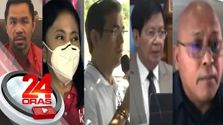 Ilang Presidential aspirant, may mga pahayag kaugnay sa iba't ibang issue... | 24 Oras