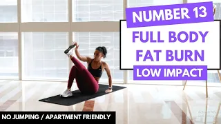 NO JUMPING FULL BODY WORKOUT - FAT BURN | LOW IMPACT | No.13